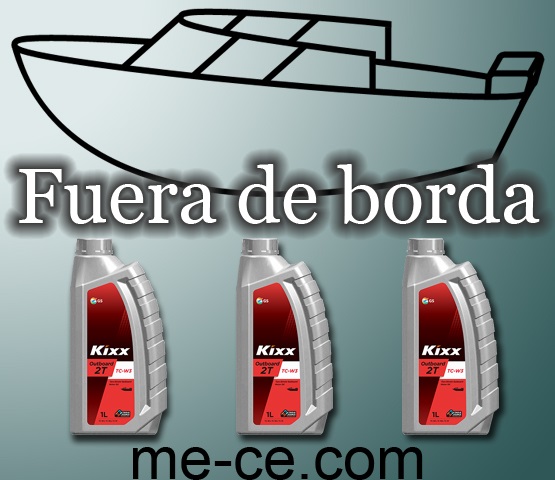 Aceite para motor fuera de borda y ejemplo de uso. Ver especificaciones.